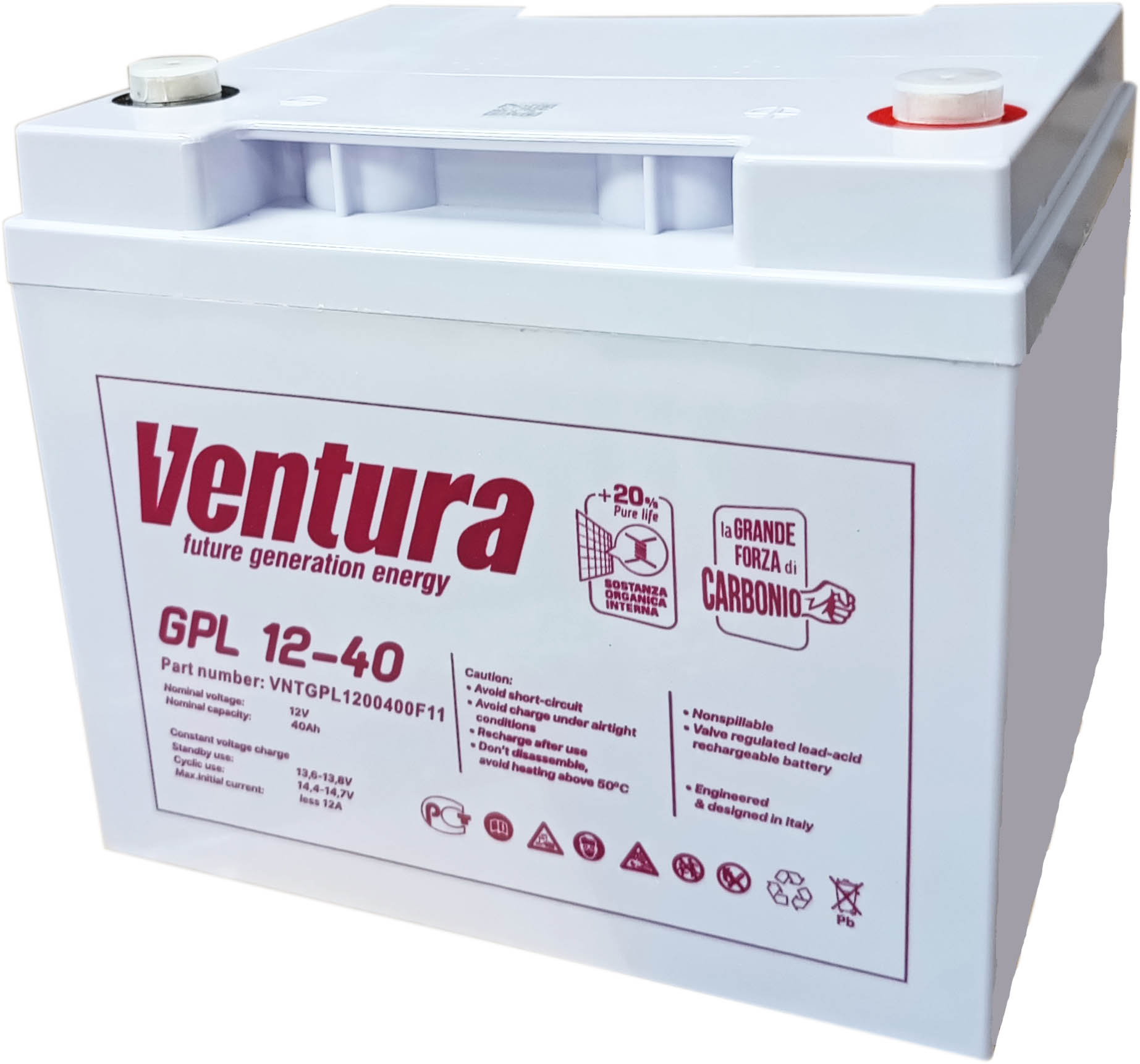 Батарея акумуляторна VENTURA GPL 12-40 (1042424)